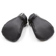 Black Adult Products Sexy Handcuffs Flirting Toys Leather Hand Binding Dog Paw Leather Toys