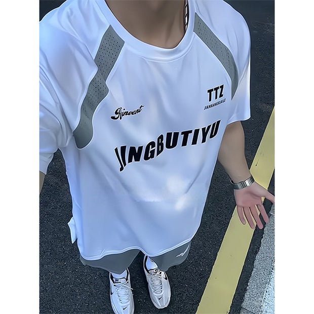 Sports Fitness and Student Basketball Breathable Training Clothing