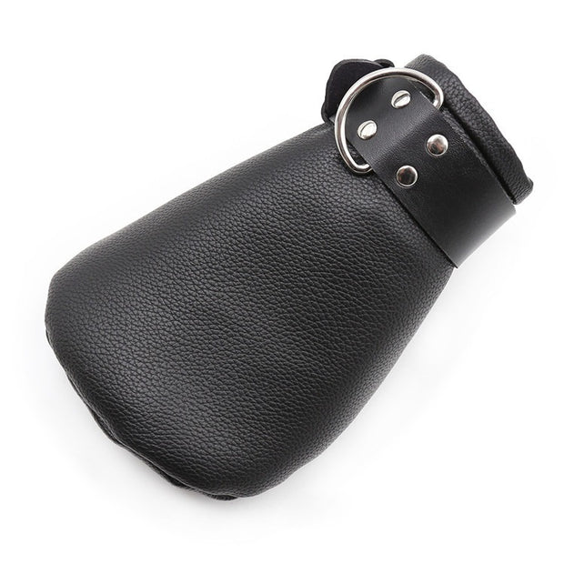 Black Adult Products Sexy Handcuffs Flirting Toys Leather Hand Binding Dog Paw Leather Toys